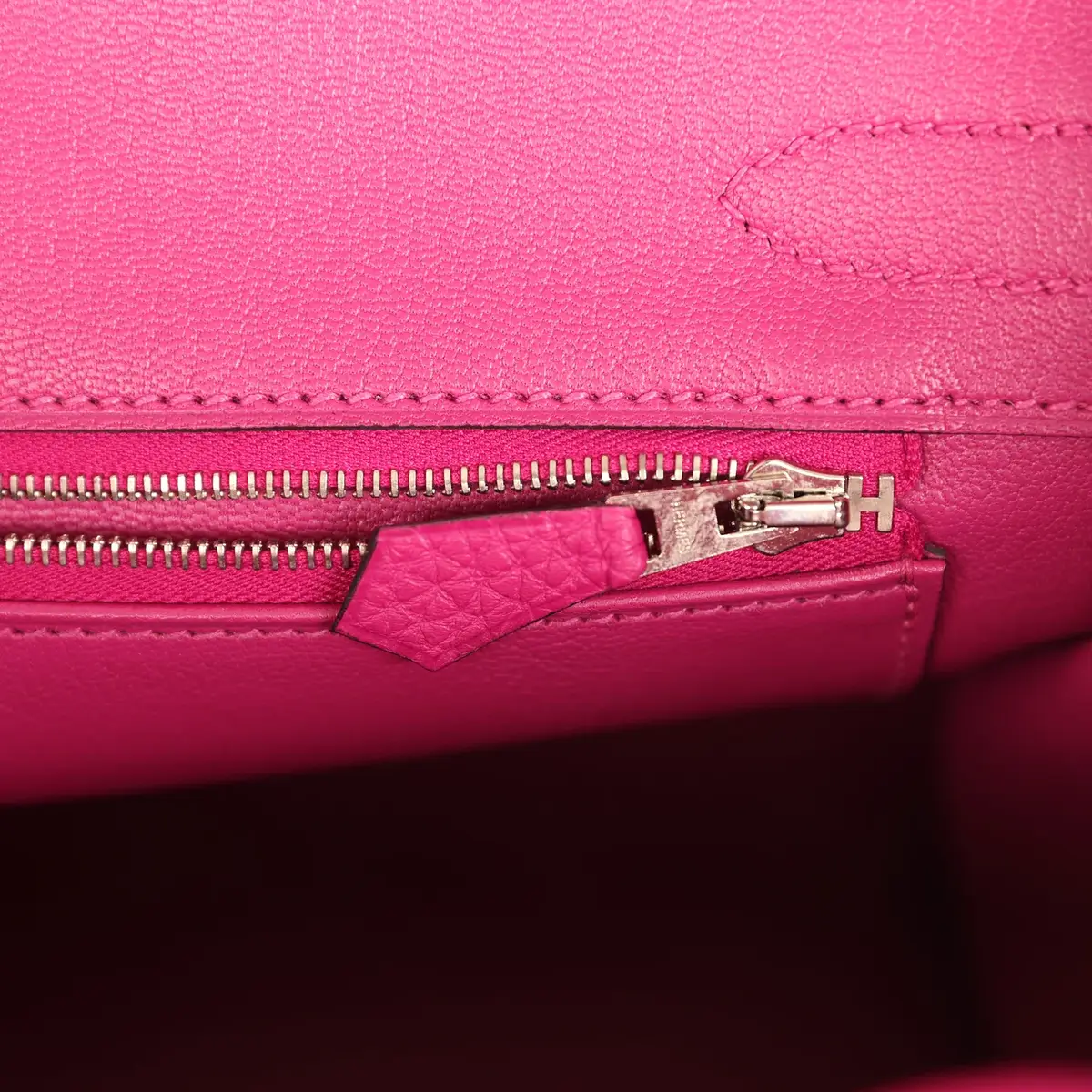 HERMÈS Pre-owned Hermes Birkin 30 Rose Poupre Togo Palladium Hardware | Thumbnail 9 HERMÈS Pre-owned Hermes Birkin 30 Rose Poupre Togo Palladium Hardware | Thumbnail 9