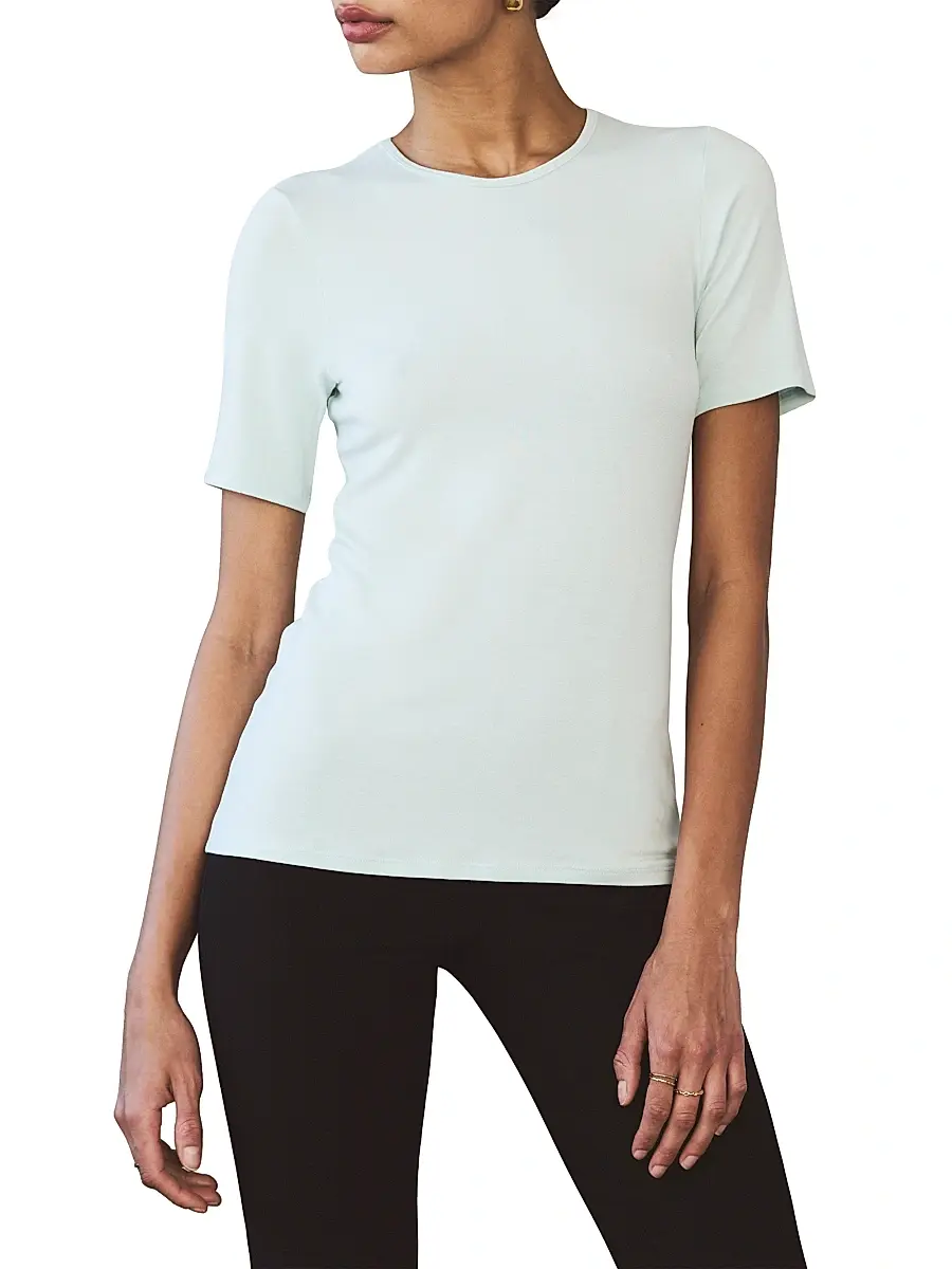 Artemis Diciero Women's Giselle Knit T-Shirt | Thumbnail 4 Artemis Diciero Women's Giselle Knit T-Shirt | Thumbnail 4
