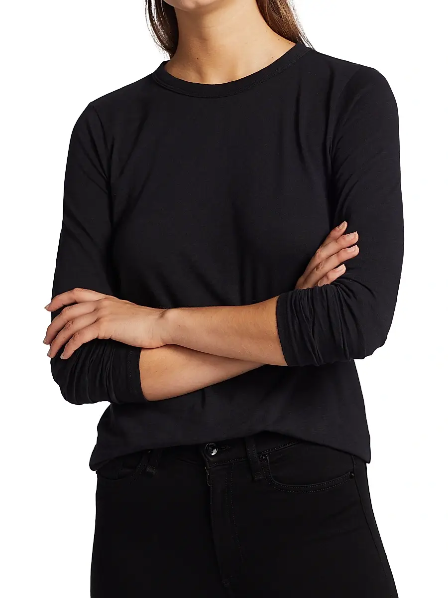 rag & bone Women's Slubbed Long-Sleeve Top | Thumbnail 3