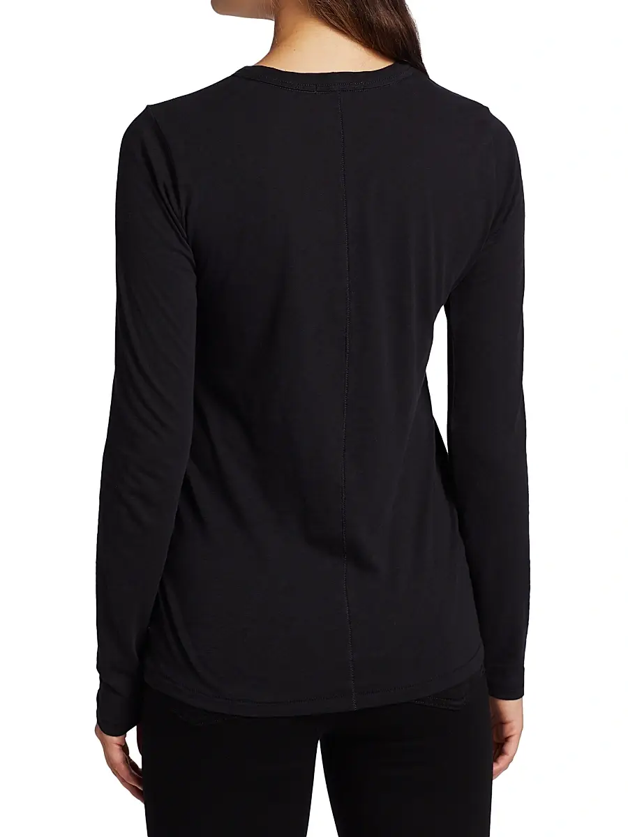 rag & bone Women's Slubbed Long-Sleeve Top | Thumbnail 5