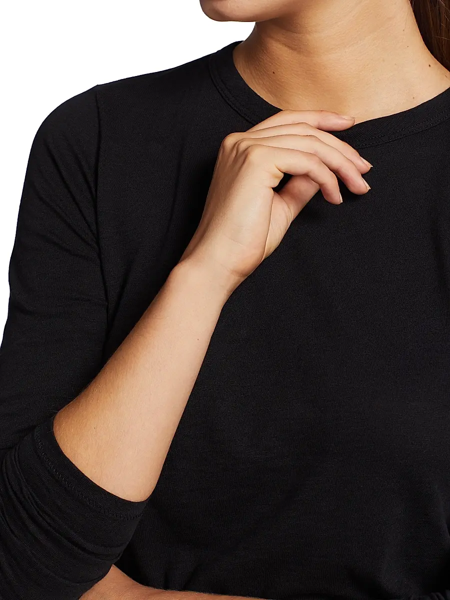 rag & bone Women's Slubbed Long-Sleeve Top | Thumbnail 6