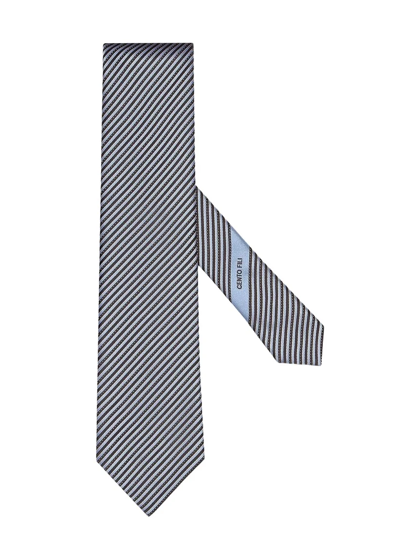 Men's Cento Fili Silk Tie Men's Cento Fili Silk Tie