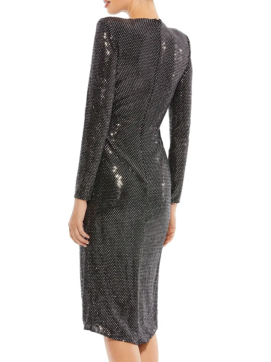 Mac Duggal Women's Ieena Twisted Cocktail Dress | Thumbnail 3 Mac Duggal Women's Ieena Twisted Cocktail Dress | Thumbnail 3