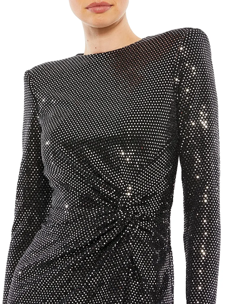 Mac Duggal Women's Ieena Twisted Cocktail Dress | Thumbnail 4 Mac Duggal Women's Ieena Twisted Cocktail Dress | Thumbnail 4