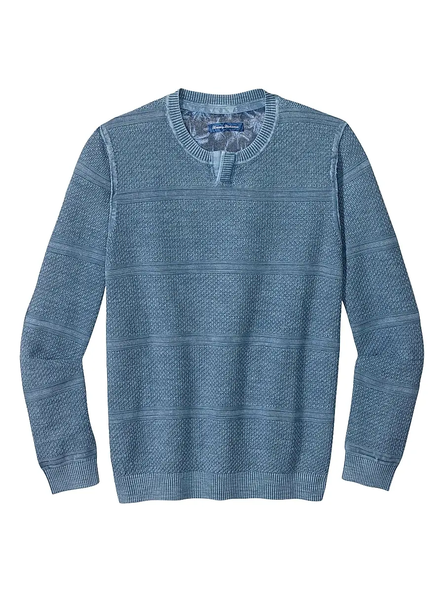 Tommy Bahama Men's Saltwater Textured Abaco Sweater