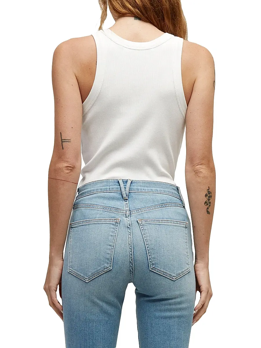 Veronica Beard Women's Birke Cotton-Blend Tank | Thumbnail 5