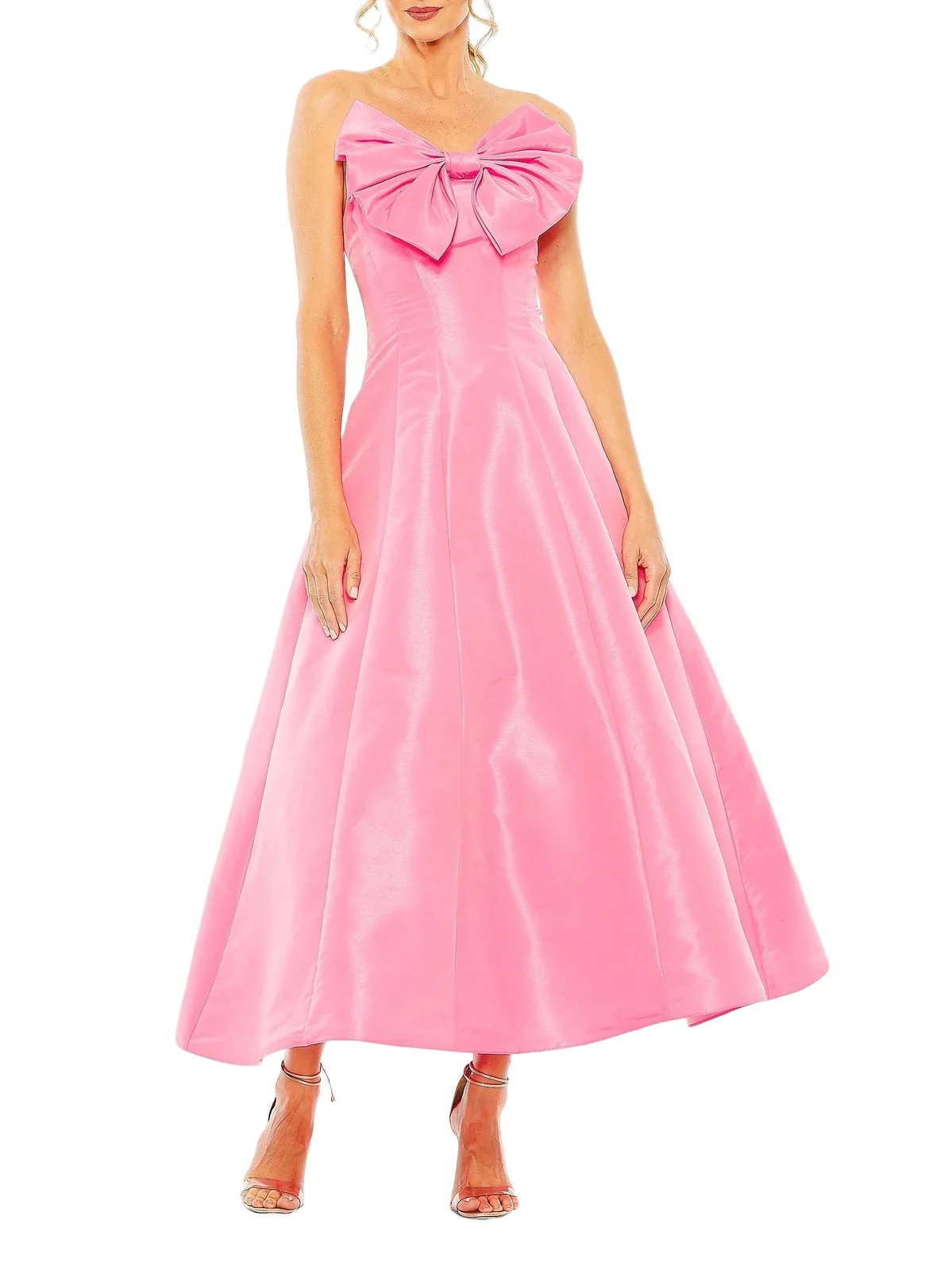 Mac Duggal Women's Cocktail Bow Strapless Ballgown