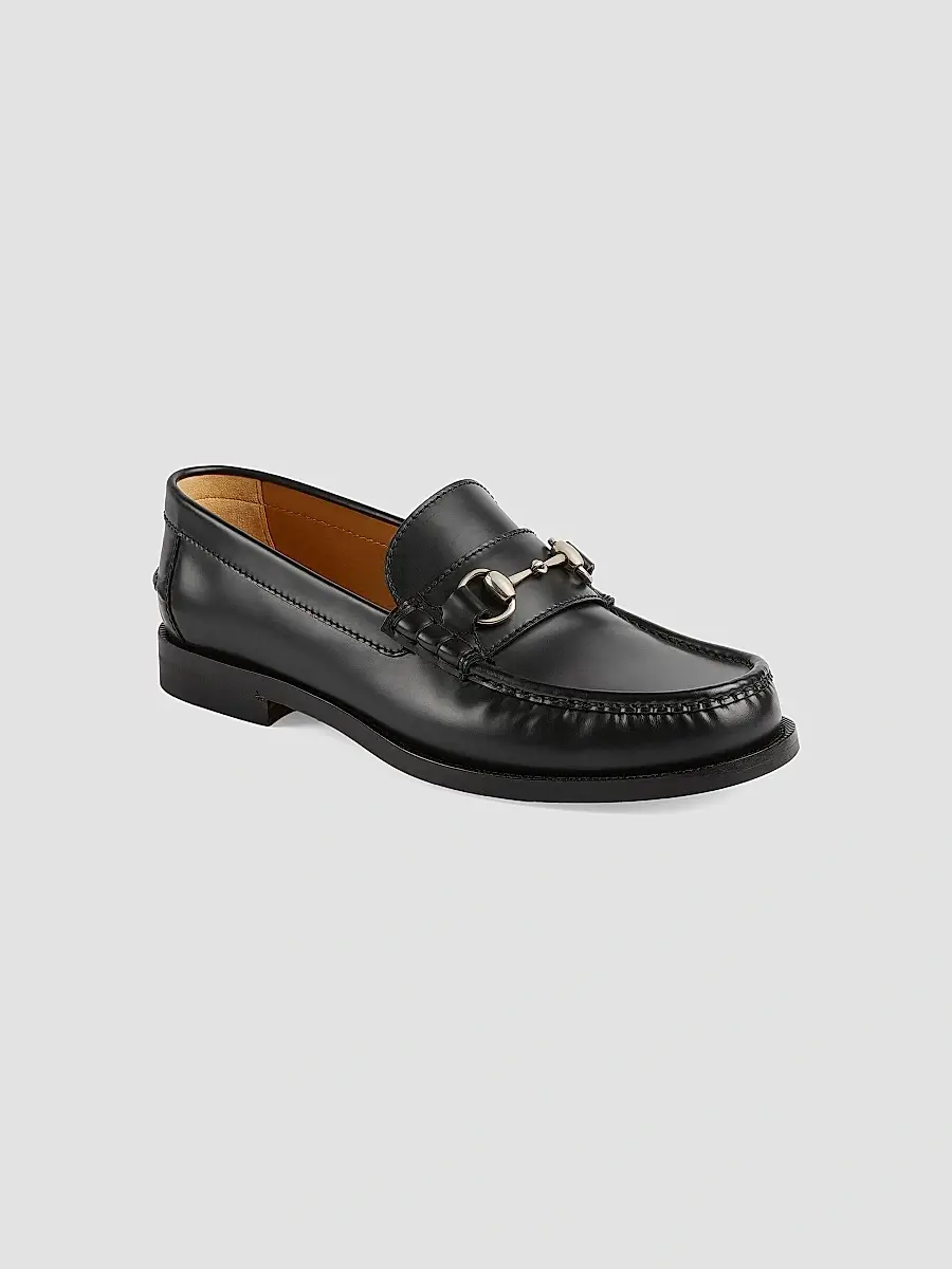 Gucci Men's Kaveh Leather Moccasins | Thumbnail 2 Gucci Men's Kaveh Leather Moccasins | Thumbnail 2