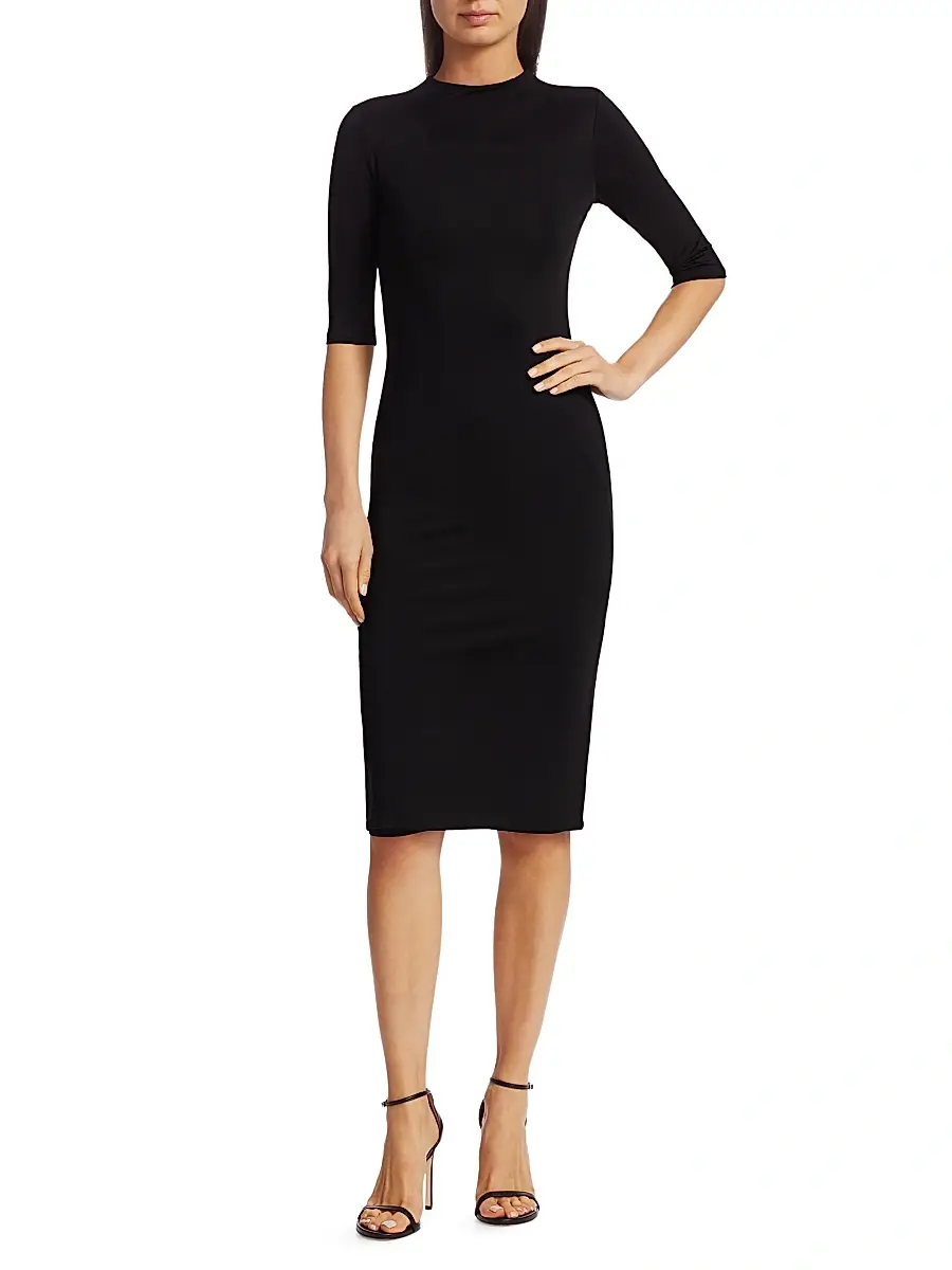 Alice + Olivia Women's Delora Knit Bodycon Dress | Thumbnail 3 Alice + Olivia Women's Delora Knit Bodycon Dress | Thumbnail 3