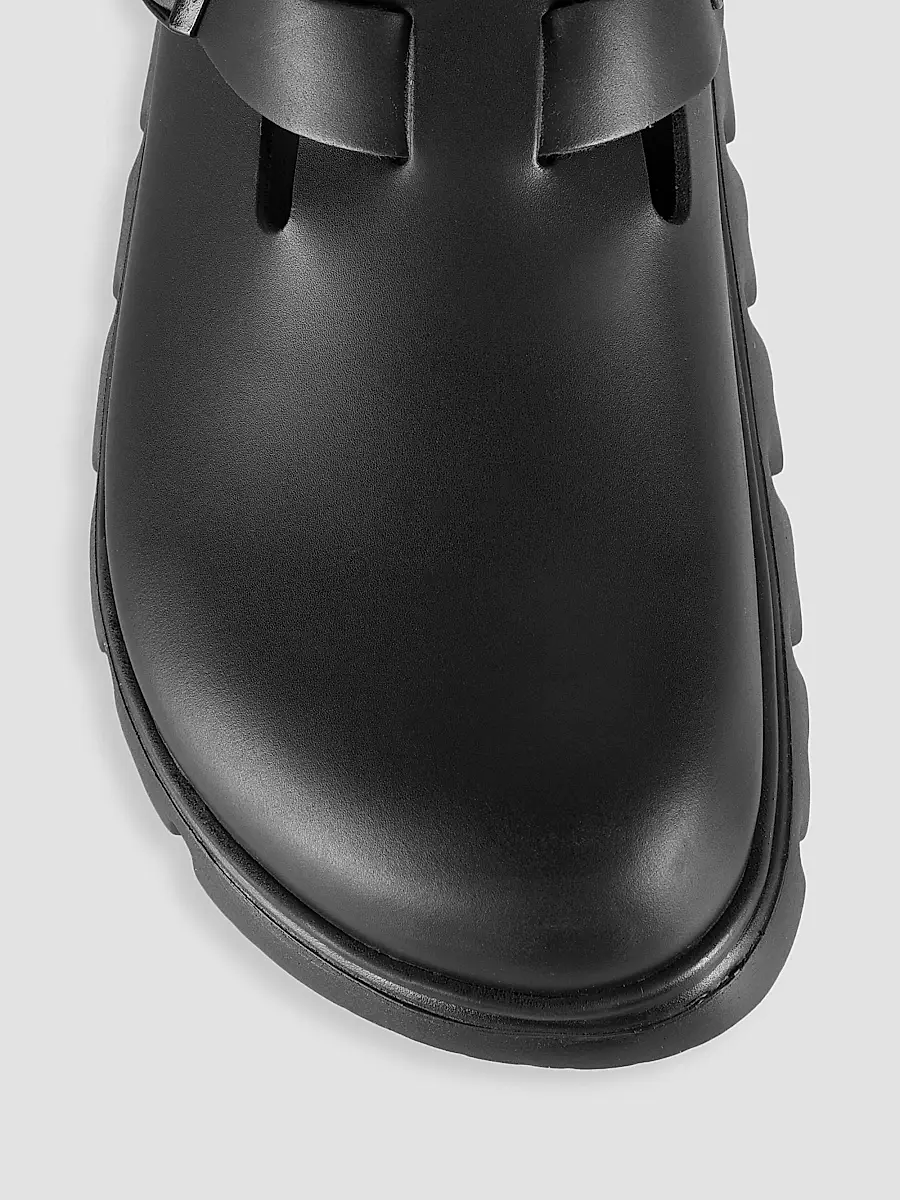 Birkenstock Women's Boston Leather Chunky Exquisite Clogs | Thumbnail 4 Birkenstock Women's Boston Leather Chunky Exquisite Clogs | Thumbnail 4