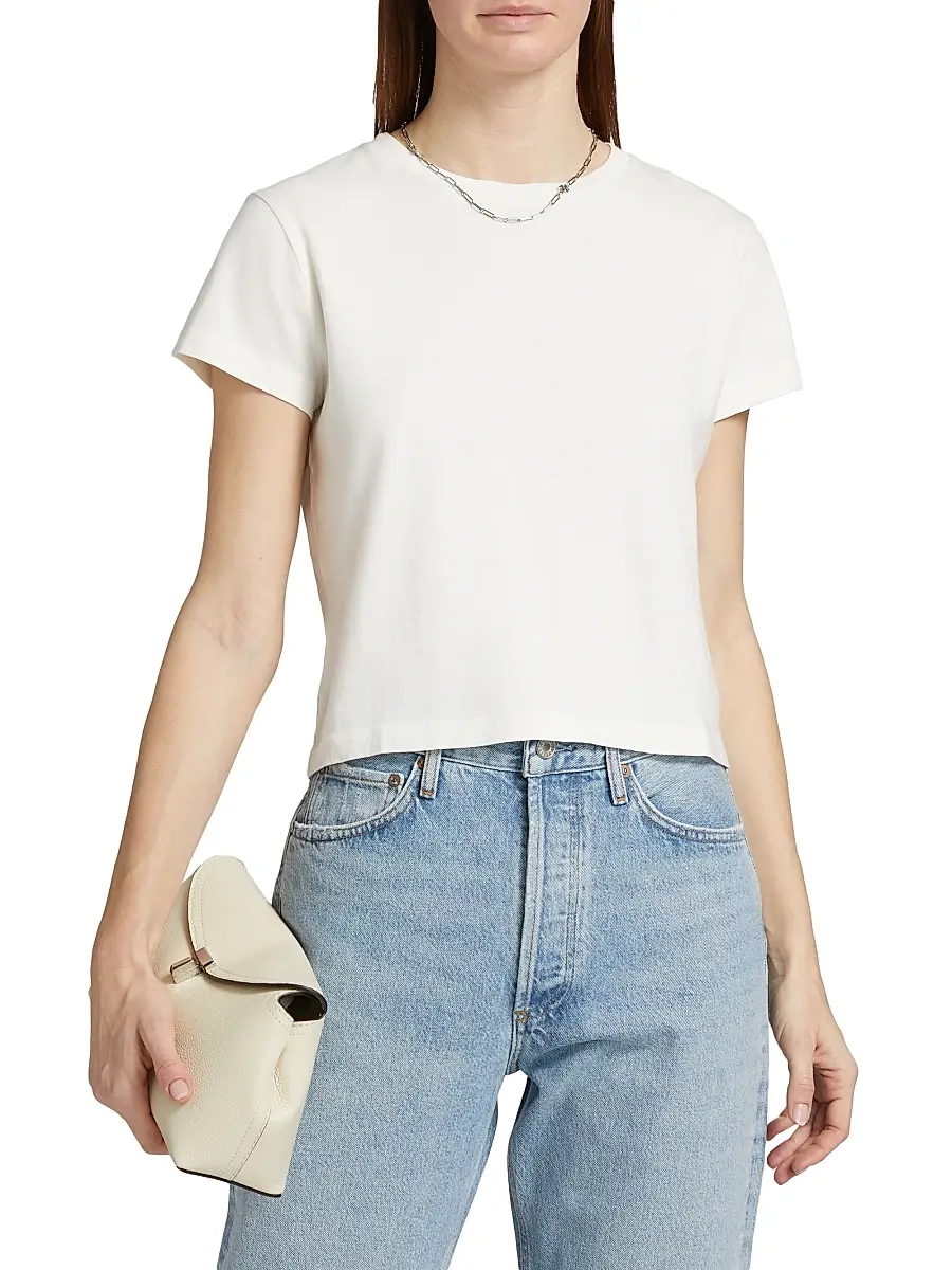 AGOLDE Women's Adine Shrunked T-Shirt | Thumbnail 3 AGOLDE Women's Adine Shrunked T-Shirt | Thumbnail 3