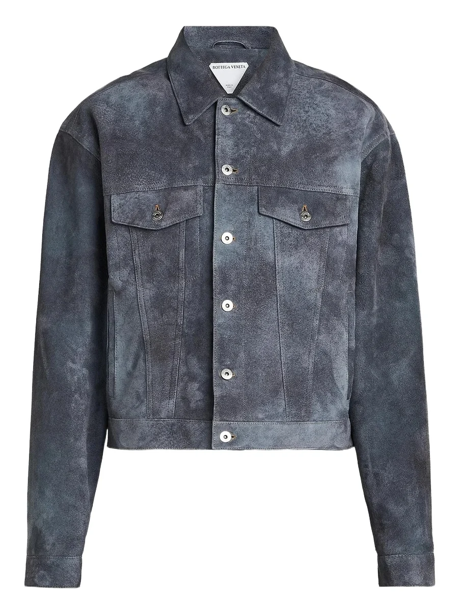 Bottega Veneta Men's Cloudy Suede Jacket