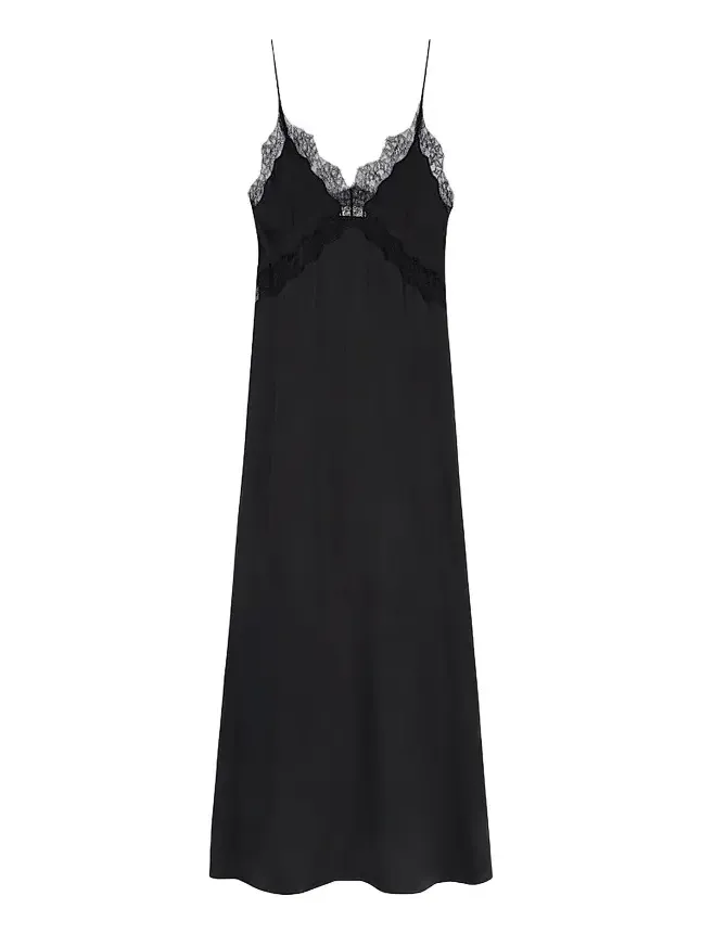 Women's Magnolia Lace-Trimmed Maxi Dress