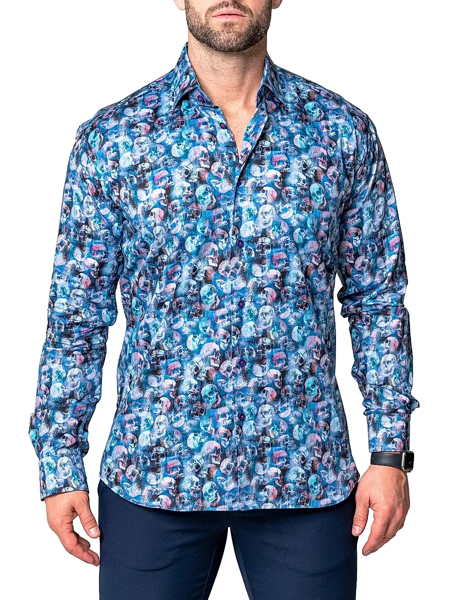Maceoo Men's Fibonacci Skelz Shirt | Thumbnail 2 Maceoo Men's Fibonacci Skelz Shirt | Thumbnail 2