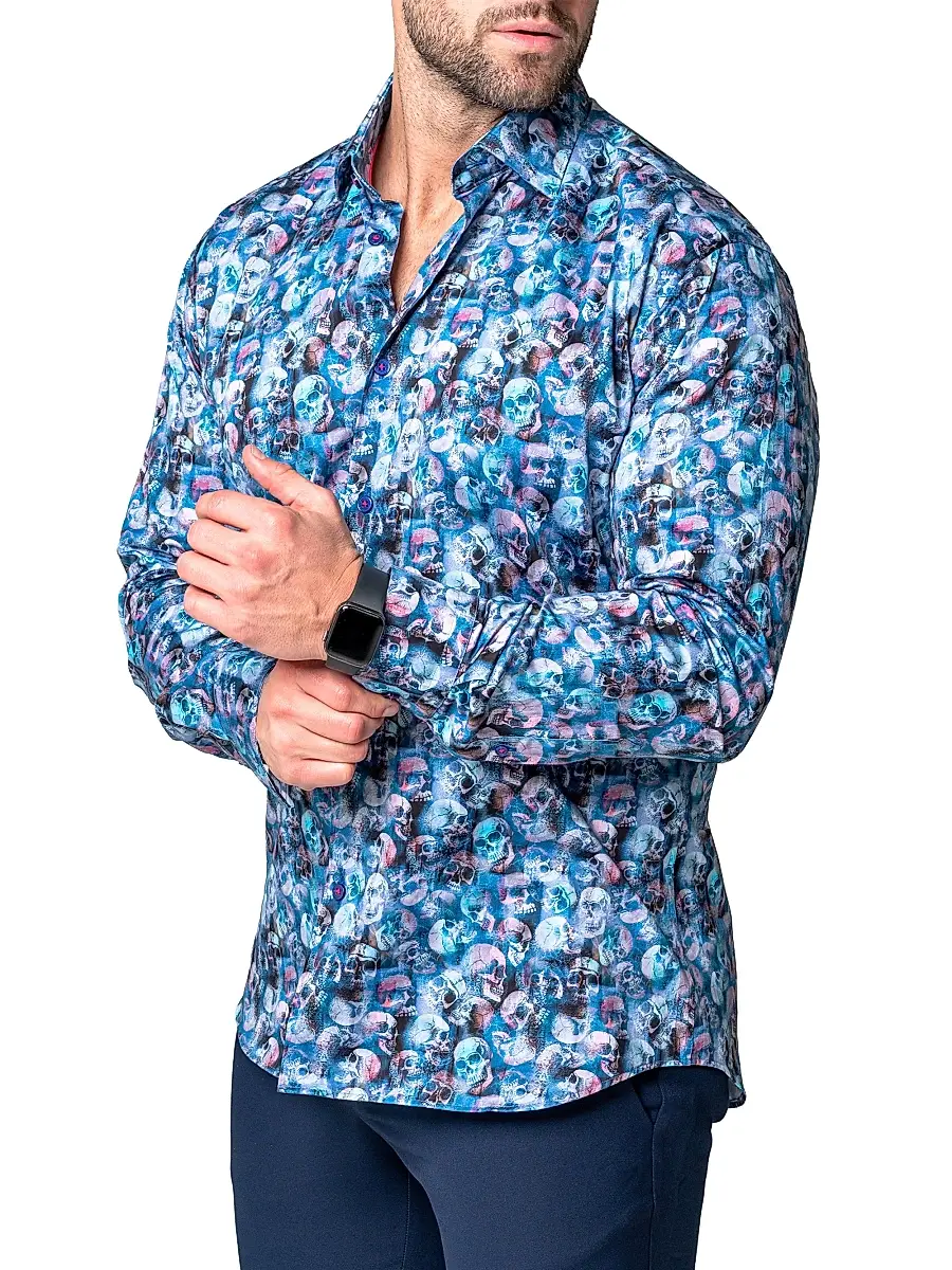 Maceoo Men's Fibonacci Skelz Shirt | Thumbnail 3 Maceoo Men's Fibonacci Skelz Shirt | Thumbnail 3