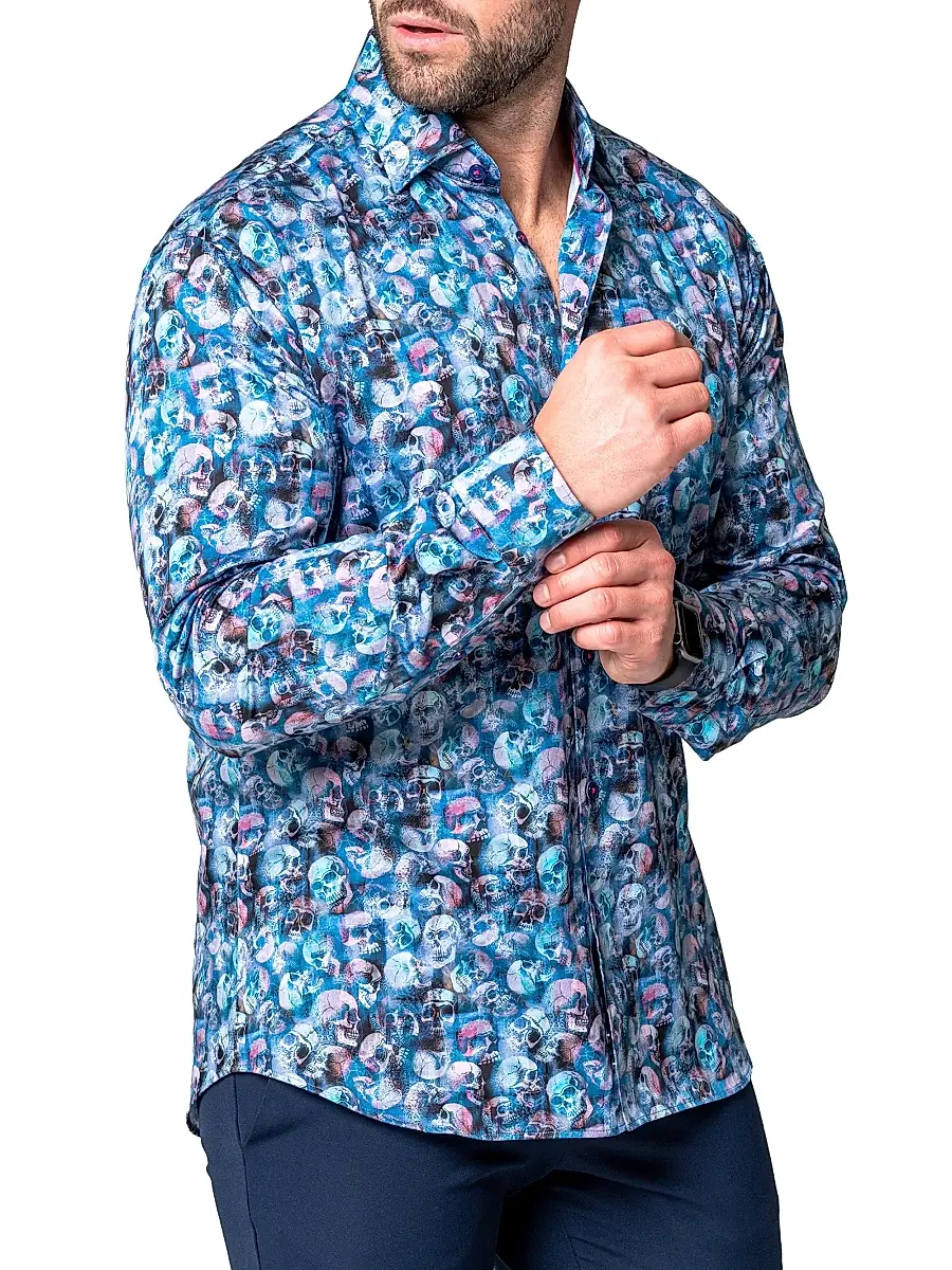 Maceoo Men's Fibonacci Skelz Shirt | Thumbnail 7 Maceoo Men's Fibonacci Skelz Shirt | Thumbnail 7