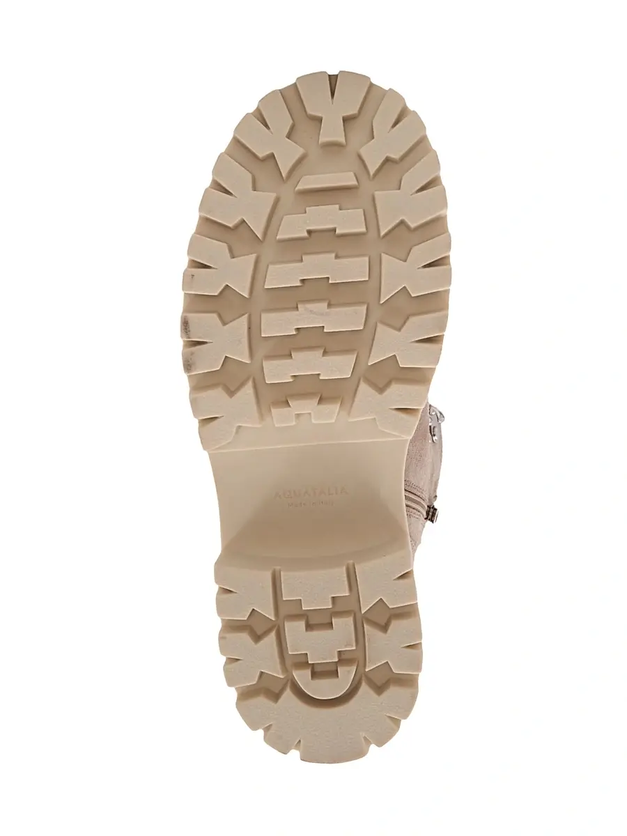 Aquatalia Women's Coralie 40MM Suede & Shearling Booties - Taupe | Thumbnail 7 Aquatalia Women's Coralie 40MM Suede & Shearling Booties - Taupe | Thumbnail 7