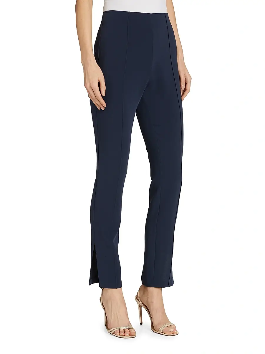 Cinq à Sept Women's Brianne Pintuck Crepe Pants | Thumbnail 4 Cinq à Sept Women's Brianne Pintuck Crepe Pants | Thumbnail 4