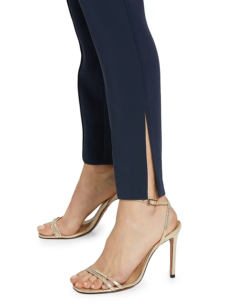 Cinq à Sept Women's Brianne Pintuck Crepe Pants | Thumbnail 6 Cinq à Sept Women's Brianne Pintuck Crepe Pants | Thumbnail 6