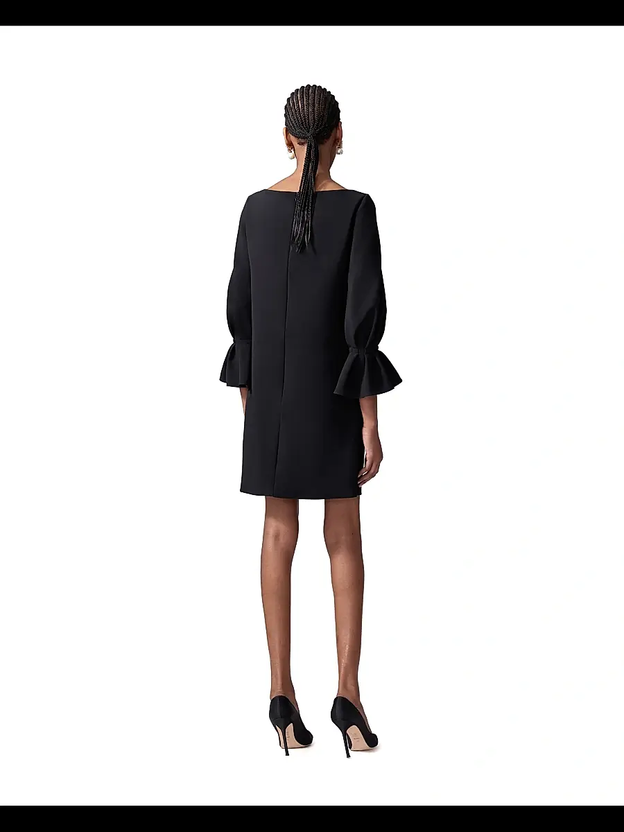 Carolina Herrera Women's Silk Puff-Sleeve Shift Minidress | Thumbnail 4 Carolina Herrera Women's Silk Puff-Sleeve Shift Minidress | Thumbnail 4