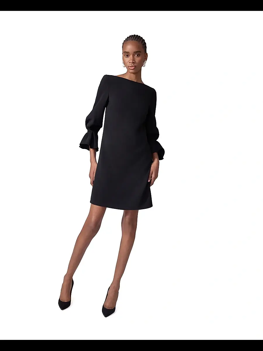 Carolina Herrera Women's Silk Puff-Sleeve Shift Minidress | Thumbnail 5 Carolina Herrera Women's Silk Puff-Sleeve Shift Minidress | Thumbnail 5