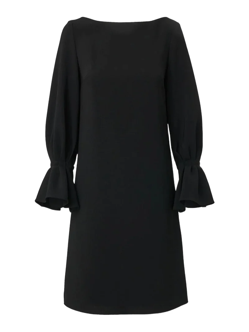 Carolina Herrera Women's Silk Puff-Sleeve Shift Minidress