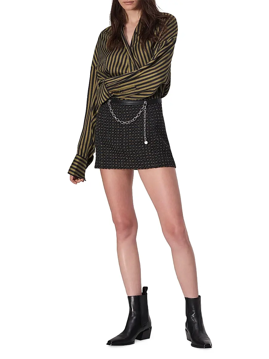 rag & bone Women's Christine Tweed Skirt | Thumbnail 2