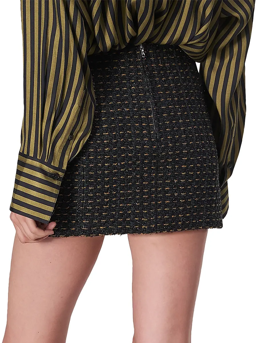 rag & bone Women's Christine Tweed Skirt | Thumbnail 5