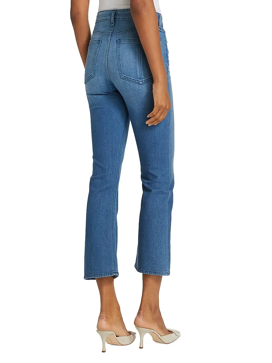 rag & bone Women's Nina High-Rise Stretch Flare Ankle Jeans | Thumbnail 5