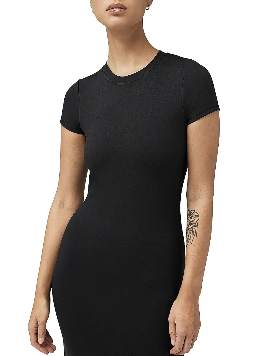 rag & bone Women's Lily Ponte Maxi Dress | Thumbnail 6