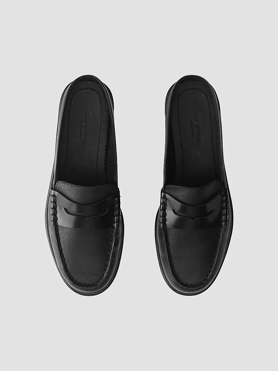 rag & bone Women's Carter 20MM Leather Mules | Thumbnail 2