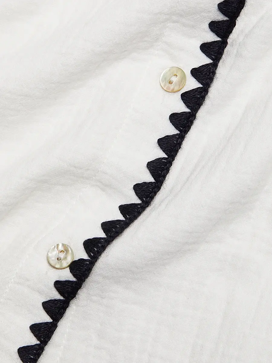 RAILS Women's Idania Contrast-Piped Cotton Shirt | Thumbnail 7 RAILS Women's Idania Contrast-Piped Cotton Shirt | Thumbnail 7