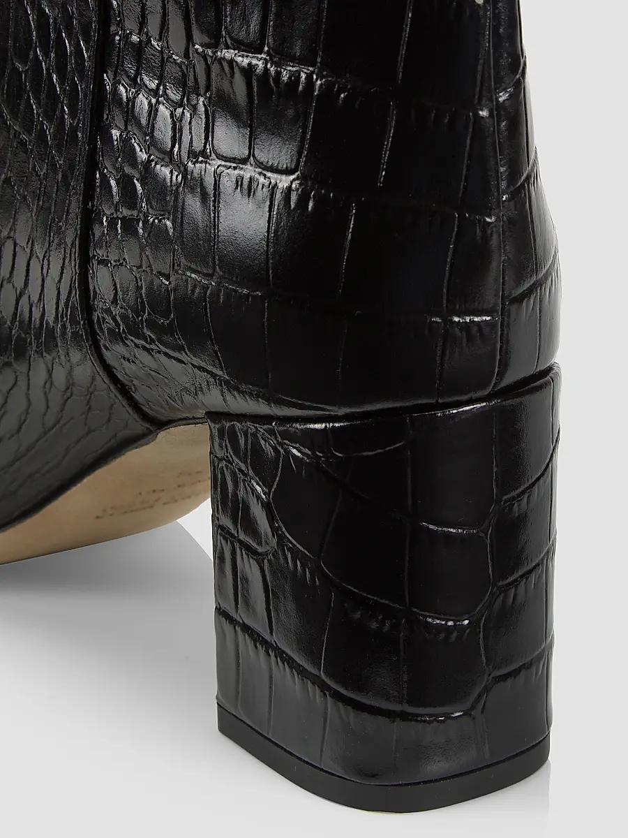 Paris Texas Women's Anja 70MM Crocodile-Embossed Leather Boots | Thumbnail 5