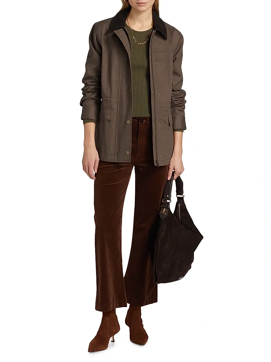 PAIGE Women's Horizon Cotton Jacket | Thumbnail 2