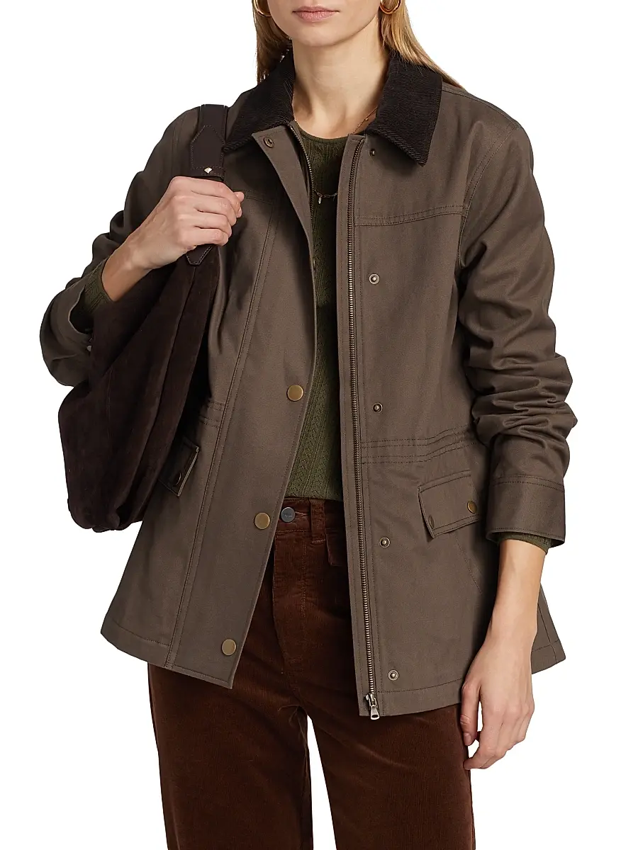 PAIGE Women's Horizon Cotton Jacket | Thumbnail 3