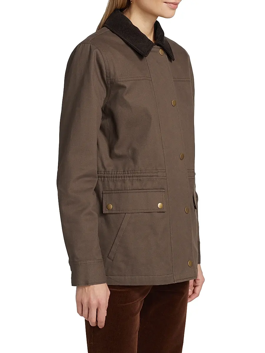 PAIGE Women's Horizon Cotton Jacket | Thumbnail 4