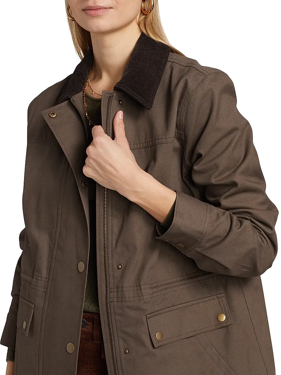 PAIGE Women's Horizon Cotton Jacket | Thumbnail 7