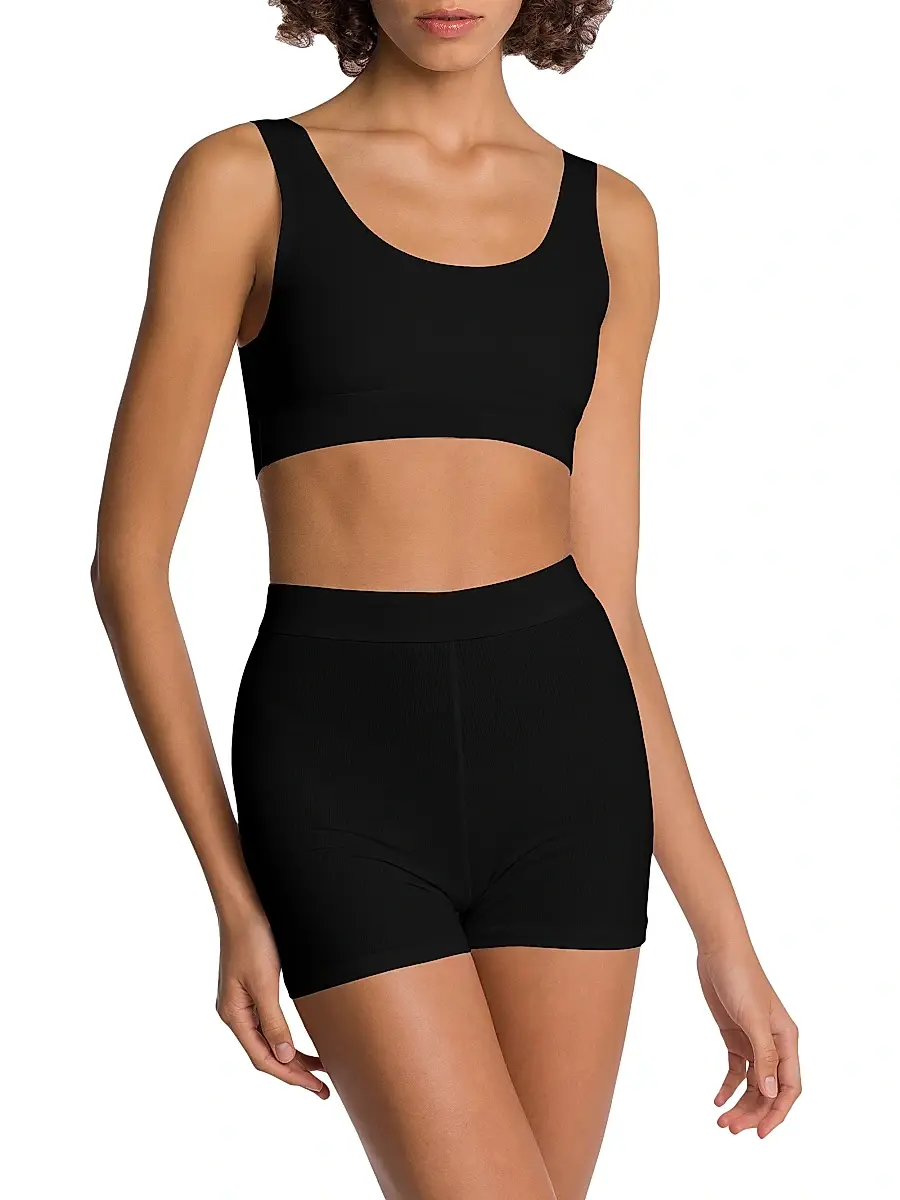 Wolford Women's Beauty Cotton Scoop Neck Bralette | Thumbnail 2 Wolford Women's Beauty Cotton Scoop Neck Bralette | Thumbnail 2