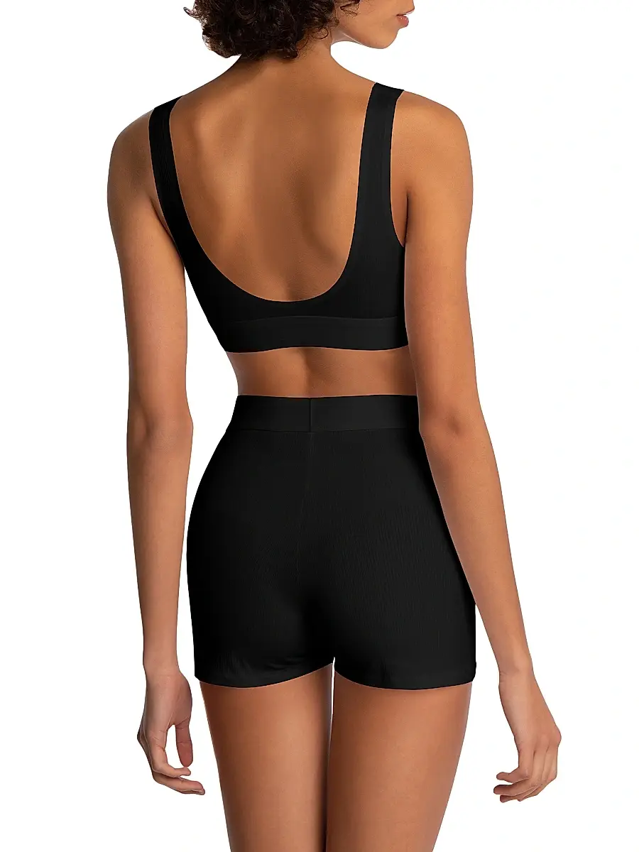 Wolford Women's Beauty Cotton Scoop Neck Bralette | Thumbnail 3 Wolford Women's Beauty Cotton Scoop Neck Bralette | Thumbnail 3