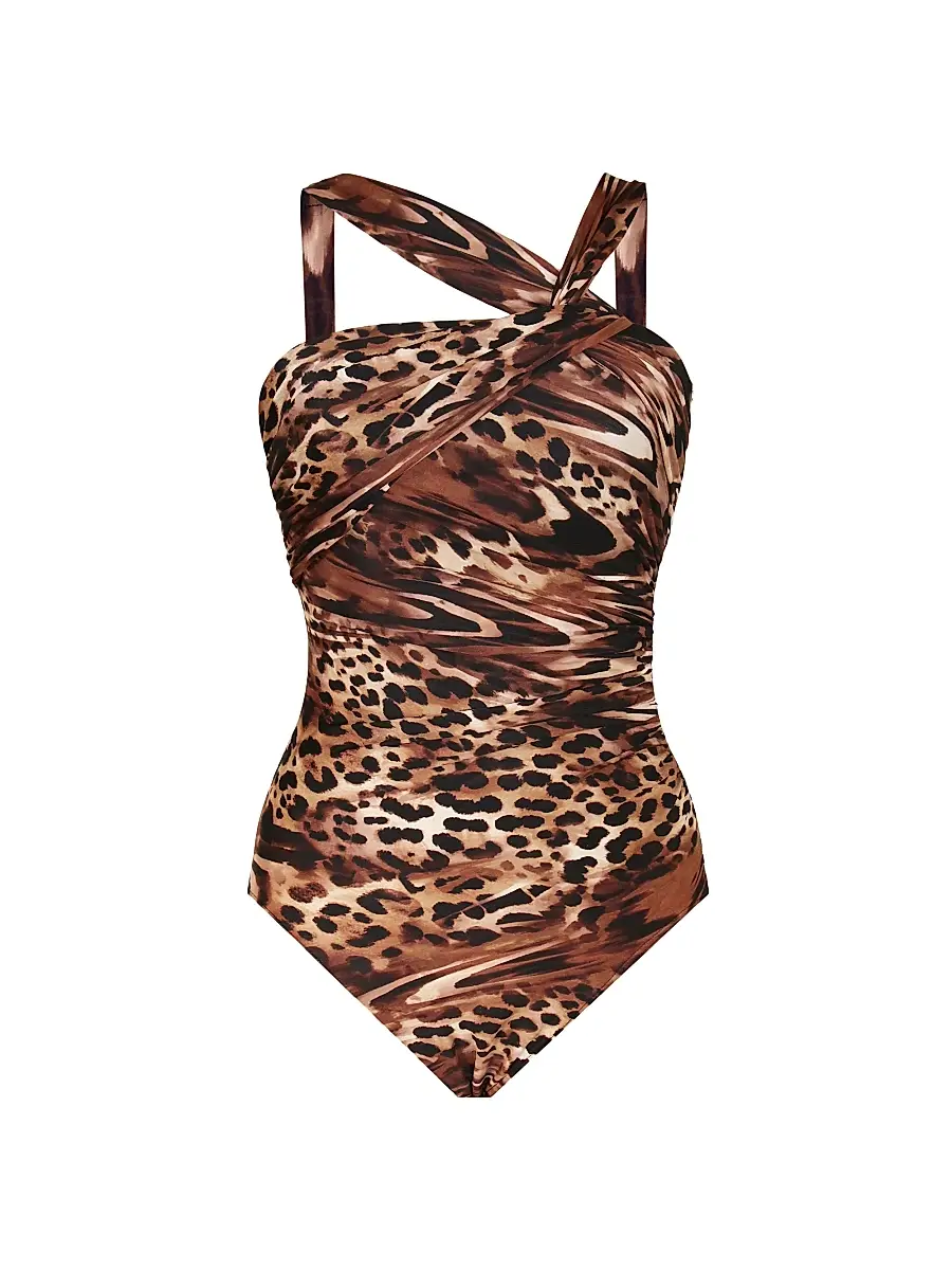 Miraclesuit Swim Women's Ociccat Europa One-Piece Swimsuit - Black Multi - Size 12 | Image 1 Miraclesuit Swim Women's Ociccat Europa One-Piece Swimsuit - Black Multi - Size 12 | Image 1