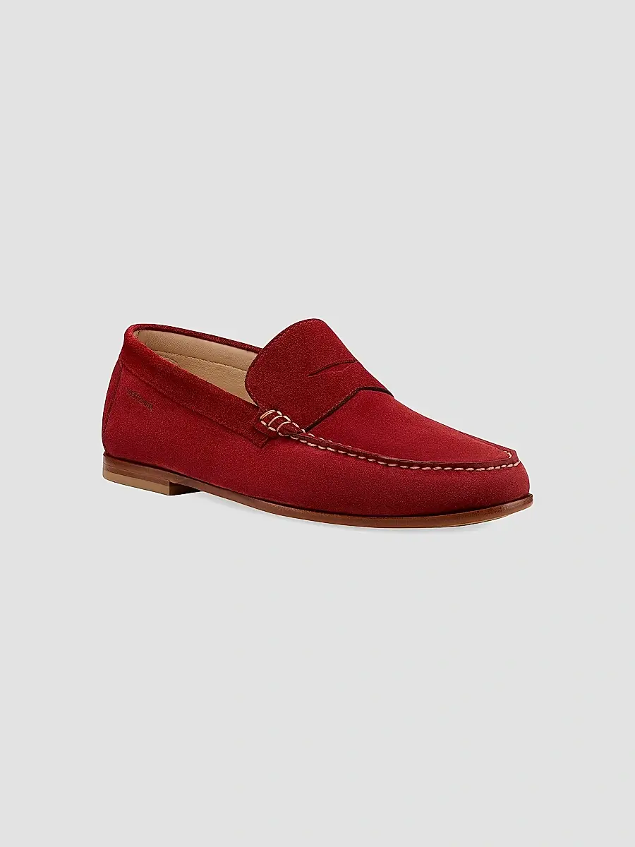 Stuart Weitzman Men's Brady Penny Leather Loafers | Thumbnail 2 Stuart Weitzman Men's Brady Penny Leather Loafers | Thumbnail 2