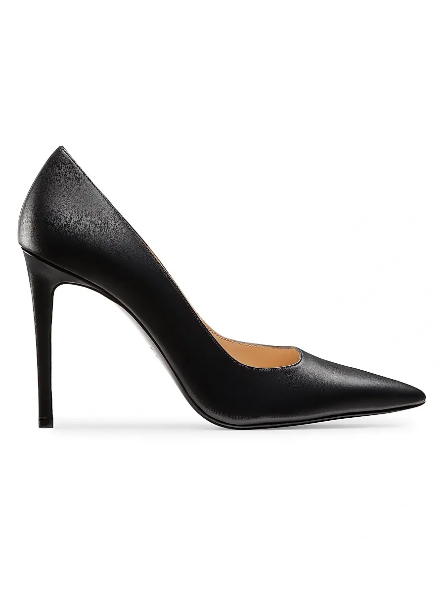 Women's Stuart Power 100MM Leather Pumps Women's Stuart Power 100MM Leather Pumps