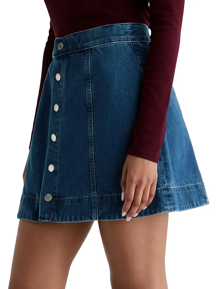 AG Jeans Women's Evie Denim A-Line Miniskirt | Thumbnail 5 AG Jeans Women's Evie Denim A-Line Miniskirt | Thumbnail 5