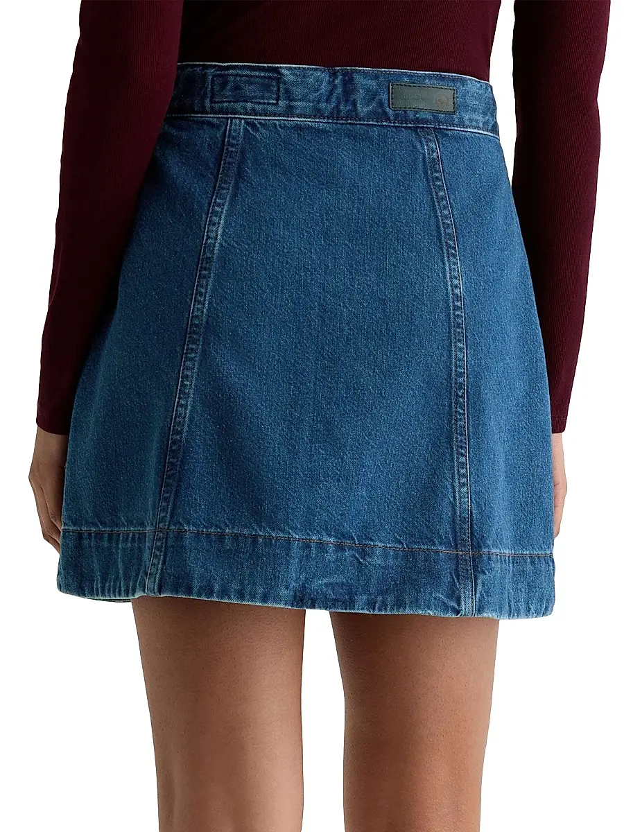 AG Jeans Women's Evie Denim A-Line Miniskirt | Thumbnail 6 AG Jeans Women's Evie Denim A-Line Miniskirt | Thumbnail 6