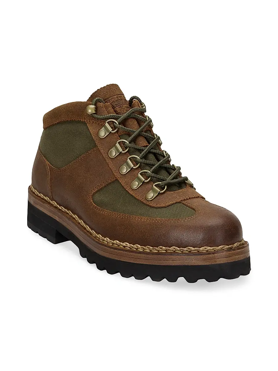 Polo Ralph Lauren Men's Alpine Waxed Suede Boots | Thumbnail 2 Polo Ralph Lauren Men's Alpine Waxed Suede Boots | Thumbnail 2