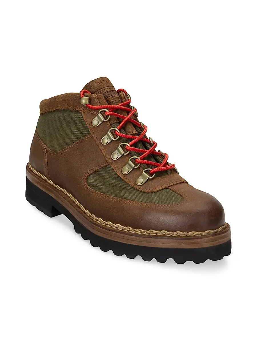 Polo Ralph Lauren Men's Alpine Waxed Suede Boots | Thumbnail 3 Polo Ralph Lauren Men's Alpine Waxed Suede Boots | Thumbnail 3