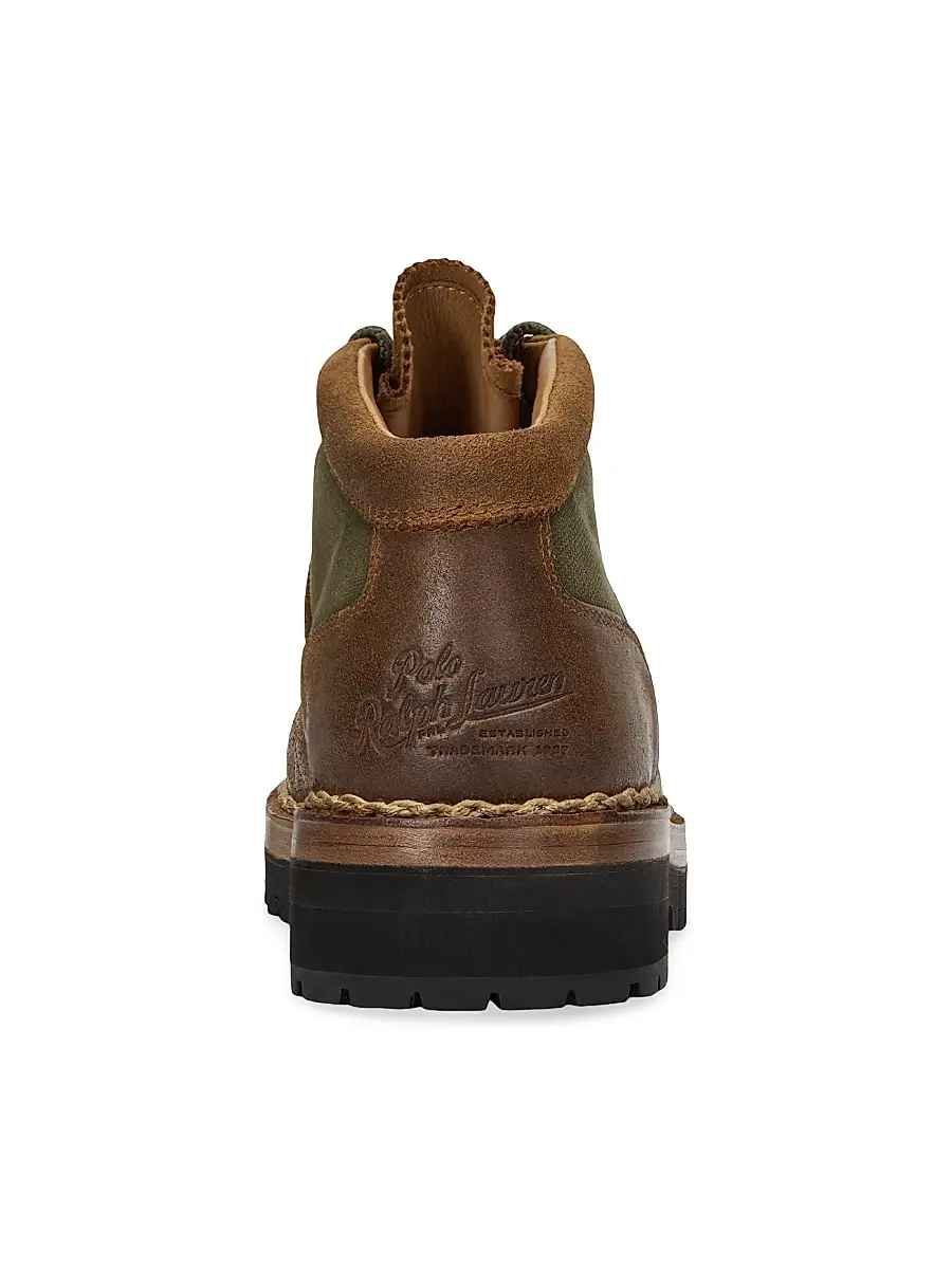 Polo Ralph Lauren Men's Alpine Waxed Suede Boots | Thumbnail 4 Polo Ralph Lauren Men's Alpine Waxed Suede Boots | Thumbnail 4