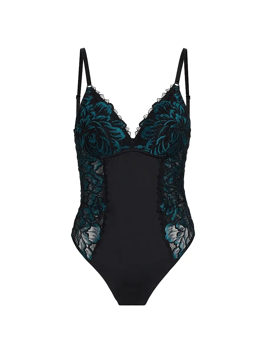 Cosabella Women's Encantata Lace Shaper Teddy - Black Canale | Image 1 Cosabella Women's Encantata Lace Shaper Teddy - Black Canale | Image 1