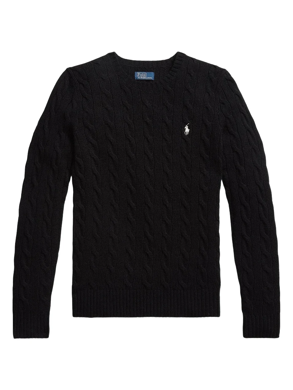 Polo Ralph Lauren Women's Cable-Knit Wool-Cashmere Crewneck Sweater