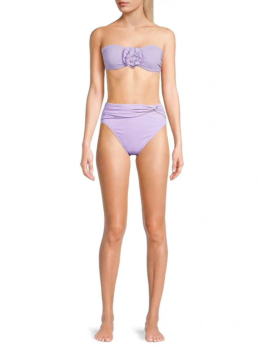 Lilly Pulitzer Women's Yarrow High-Waist Bikini Bottom | Thumbnail 2